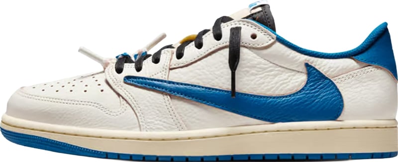Travis Scott x Fragment Design x Air Jordan 1 Low OG 'Military Blue'