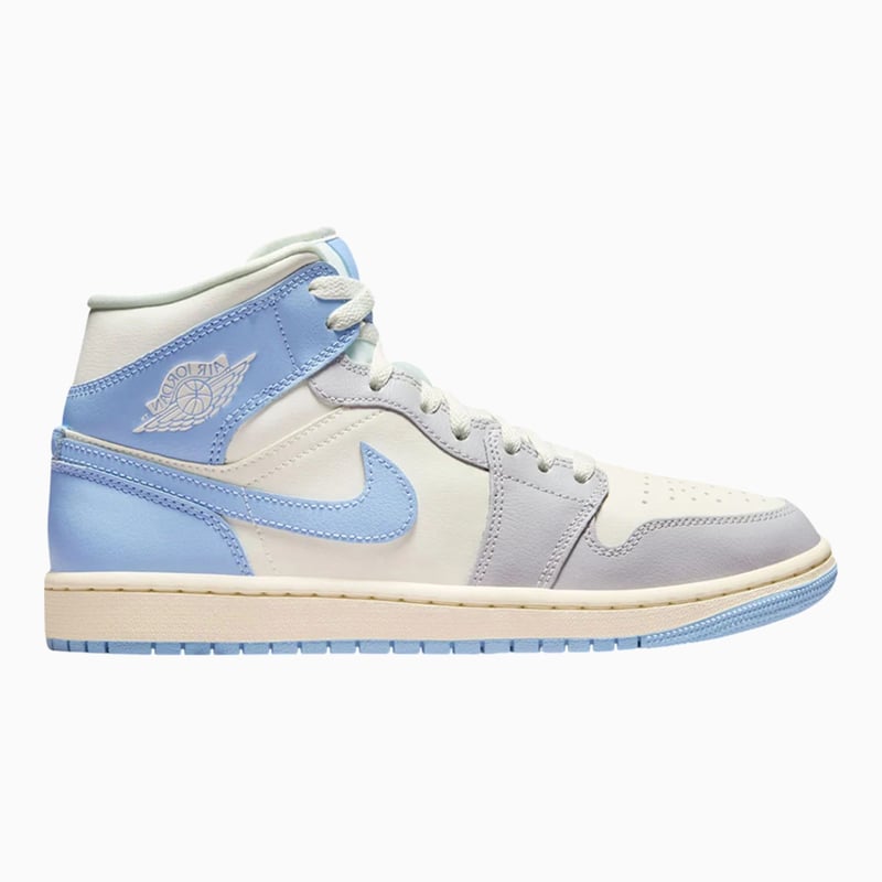 Jordan 1 Mid Psychic Blue Sail Coconut Milk (Women's)