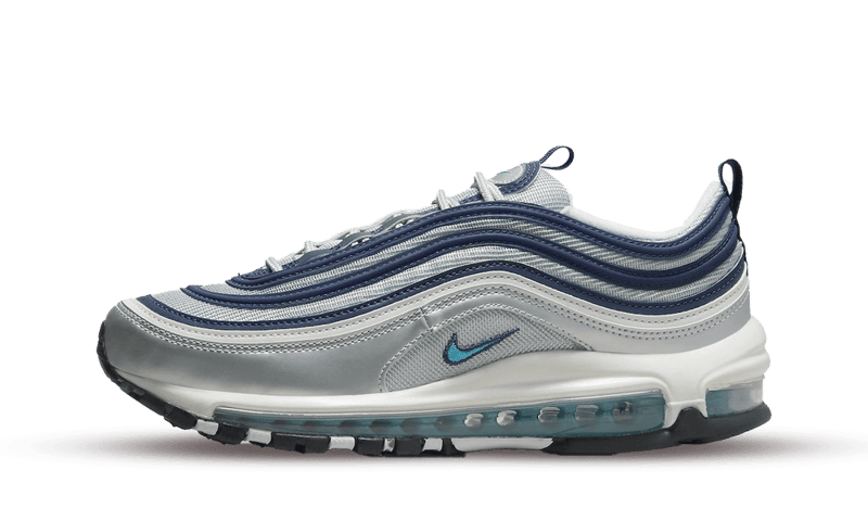 Nike Air Max 97 Metallic Silver Chlorine Blue (Women's)
