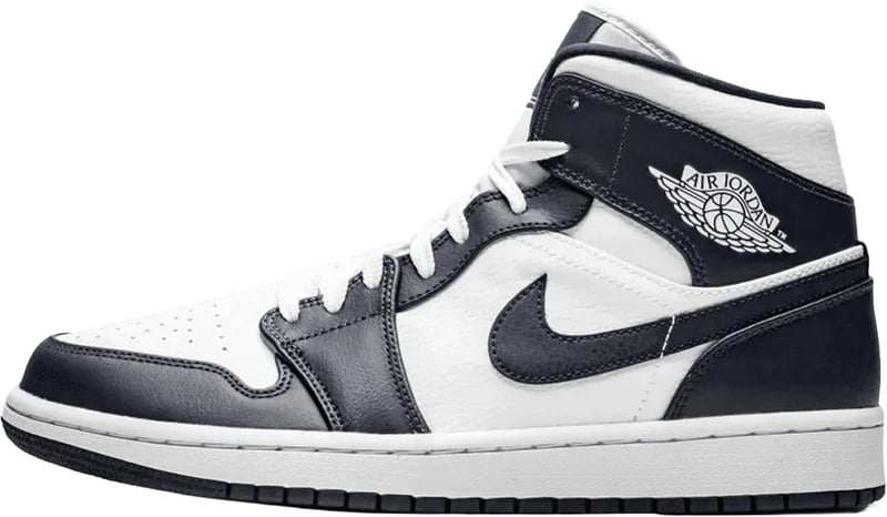Air Jordan 1 Mid ‘White Metallic Gold Obsidian’