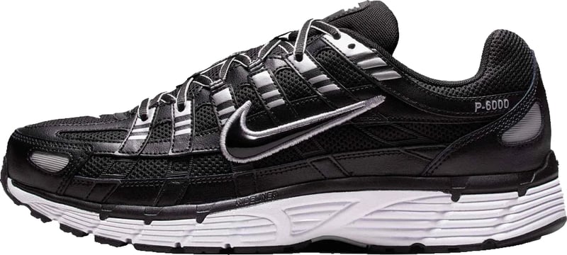 Nike P-6000 'Black White Metallic Silver'