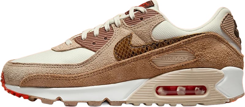 Nike Air Max 90 SE 'Pale Ivory Snakeskin Swoosh' (W)