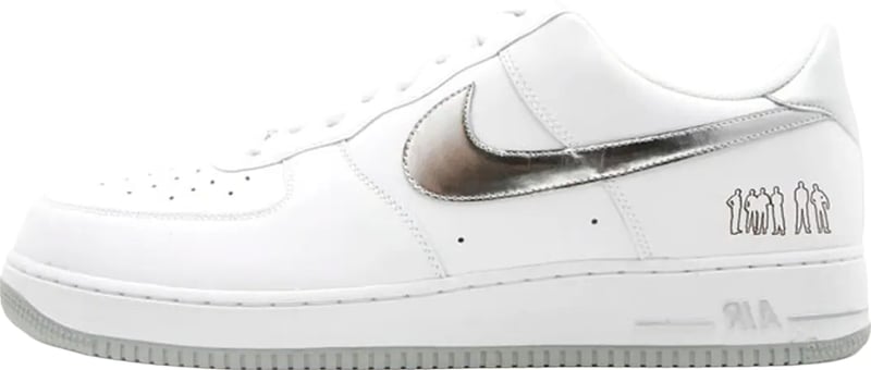 Nike Air Force 1 Low Players 'White Silver' - Size 45.5 (ARCHIVE)