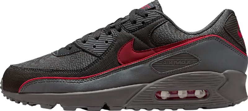 Nike Air Max 90 Premium 'Iron Grey University Red'