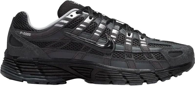 Nike P-6000 Suede Anthracite Metallic Silver