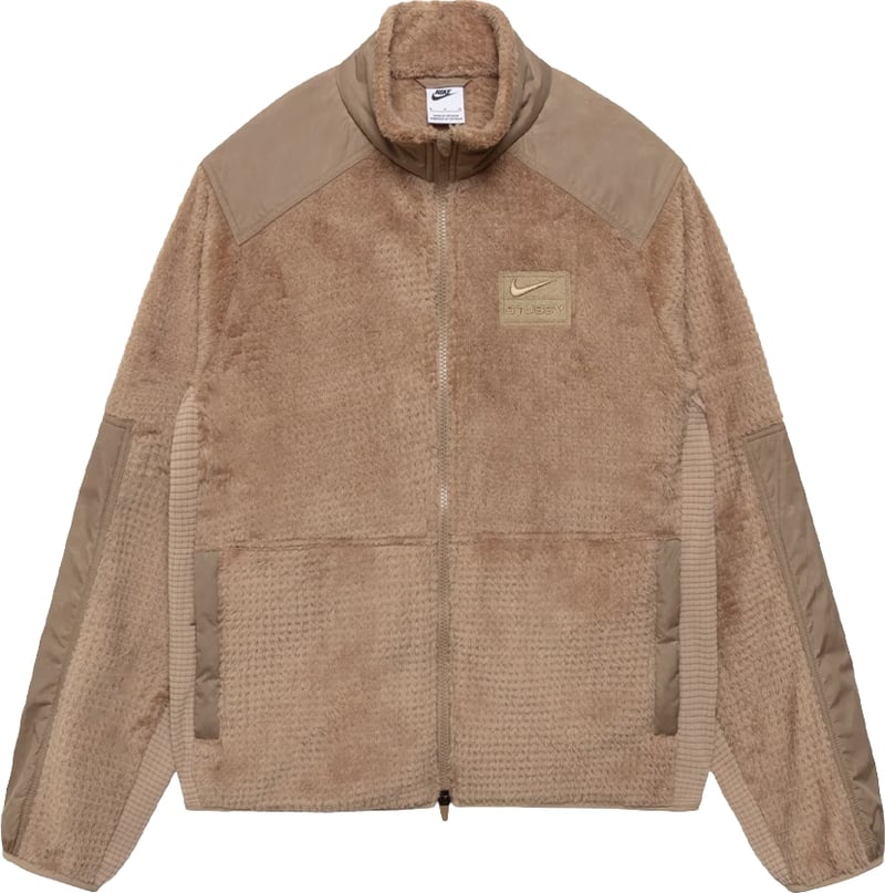 Stussy x Nike Full Zip Fleece 'Pine Nut'