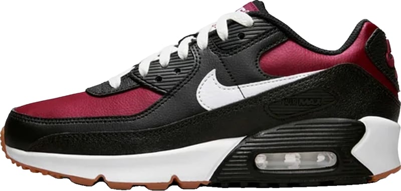 Nike Air Max 90 Leather GS 'Black Team Red'