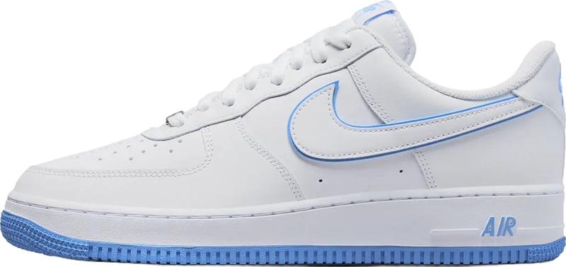 Nike Air Force 1 '07 'White University Blue'- Size 43 (ARCHIVE)