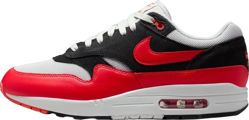Nike Air Max 1 Essential Reverse Chili 'Gray Black Red'