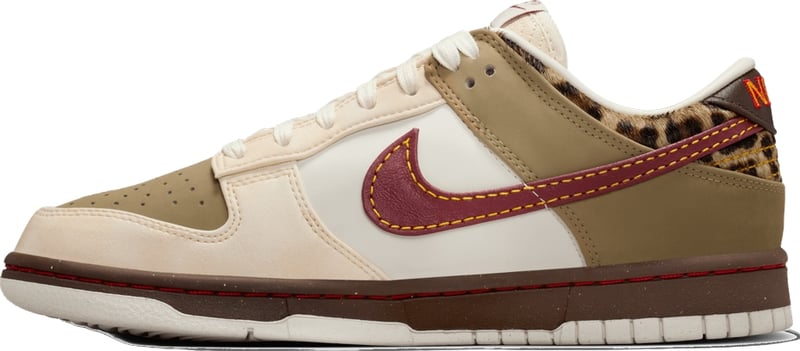 Nike Dunk Low Retro Khaki Team 'Red Pearl White' (Women's)