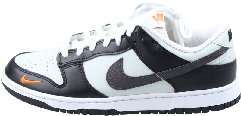 Nike Dunk Low 'Black Total Orange Mini Swoosh'