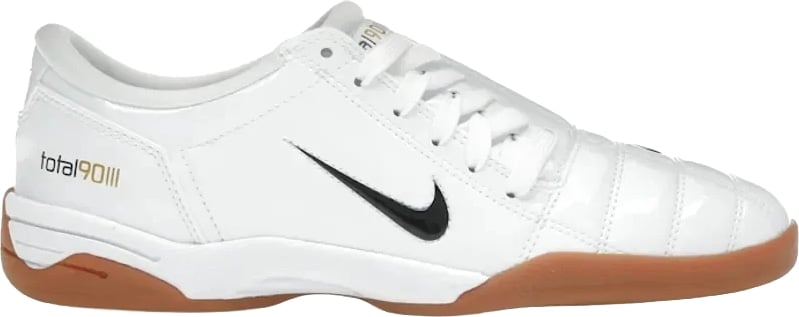 Nike Total 90 3 Patent White Black (Women's)