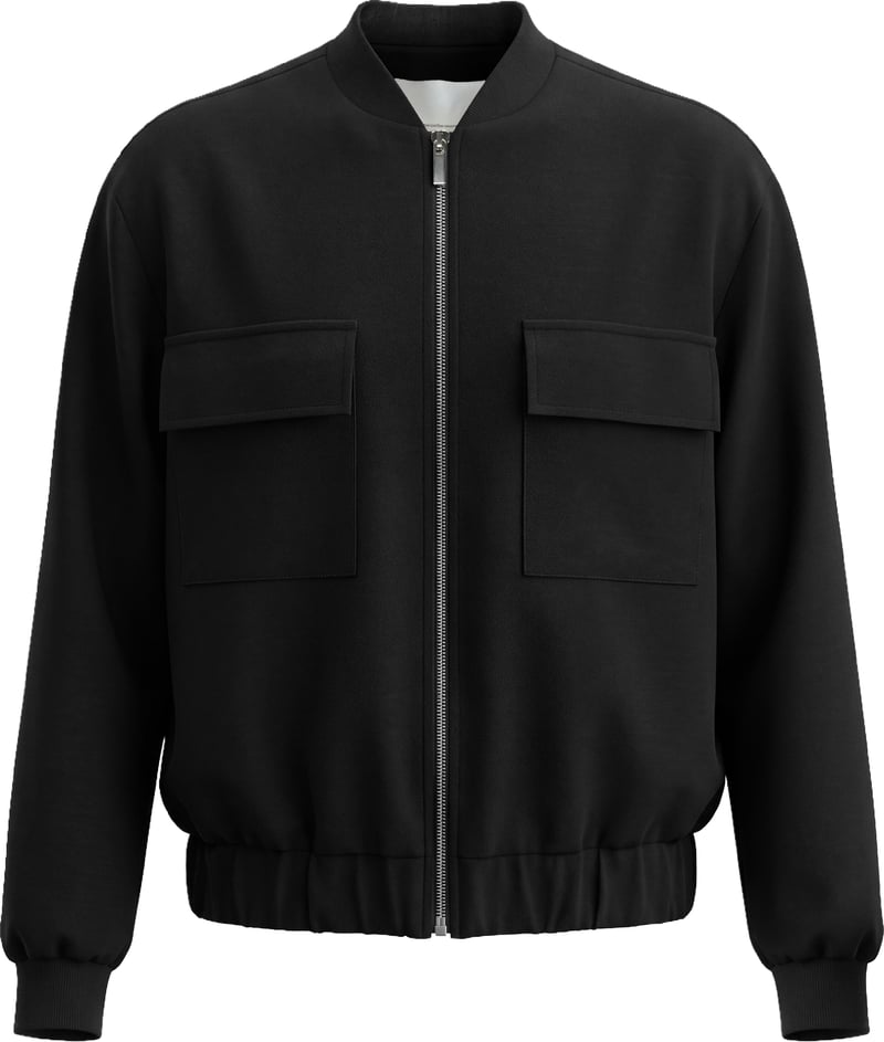 Virgin wool bomber jacket