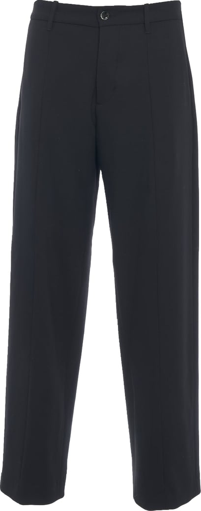 Stitched creases trousers 'Meteorite'