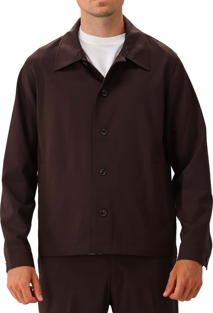 NN.07 Overshirt Bruin Zander 10037