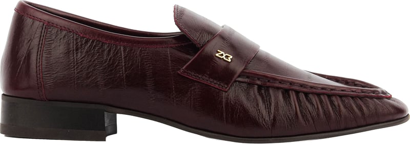 Swifty Burgundy Eel Leather