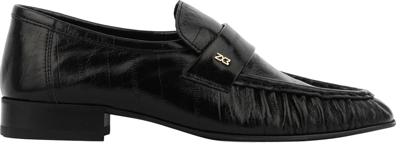 Swifty Black Eel Leather