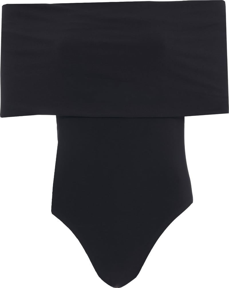 Body with carmen neckline