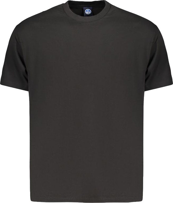 North Sails Black Cotton Men's T-Shirt
