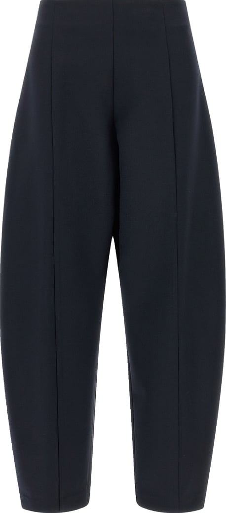 NUDE Blue Wool Casual Pants