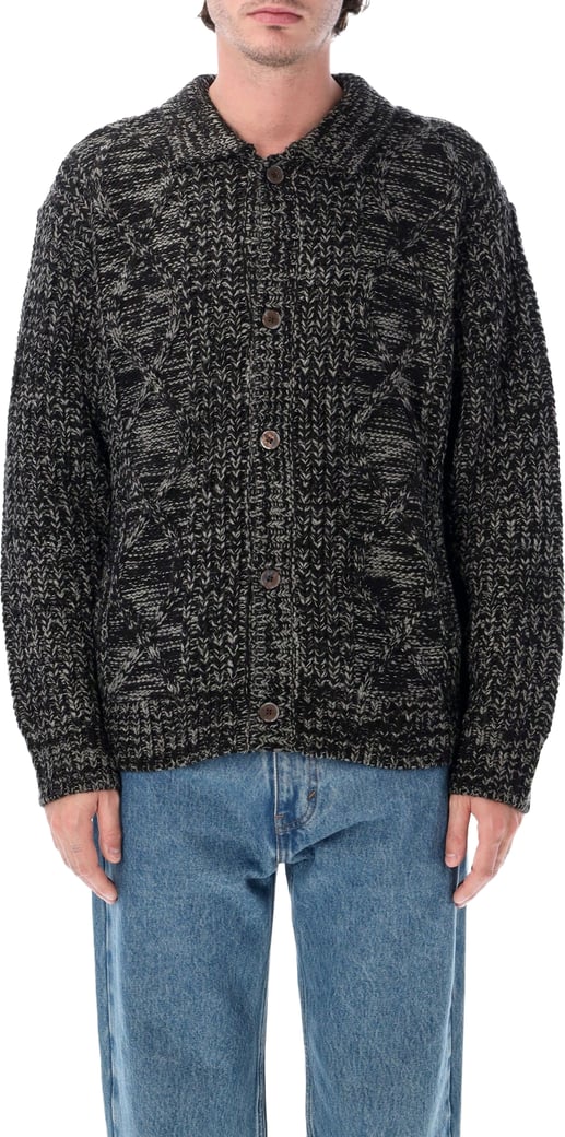 Isar Cardigan Charcoal Multi