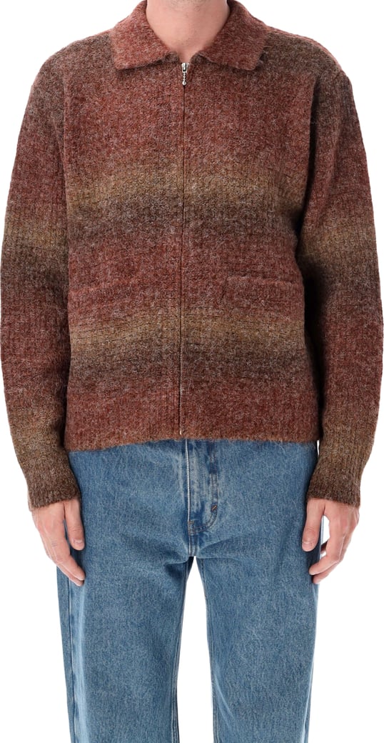 Gradient Cardigan Brown Multi