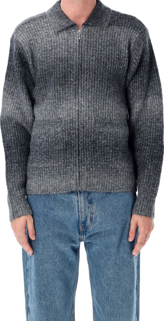 Gradient Cardigan Charcoal Multi