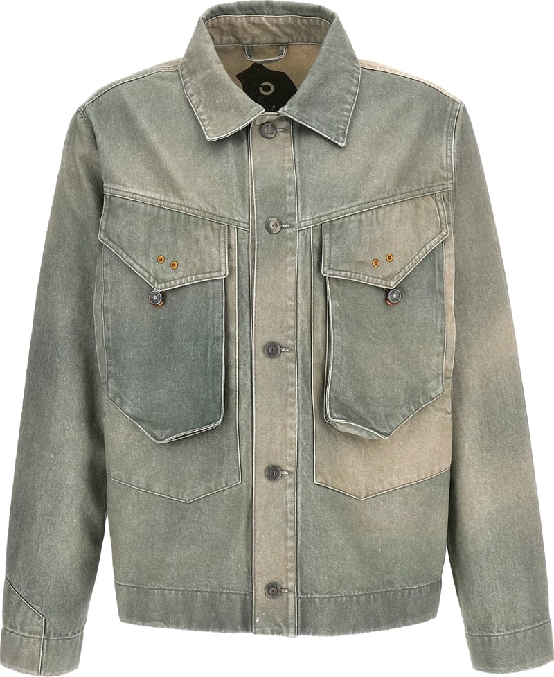 Objects IV Life Bicolor Cotton Denim Jacket
