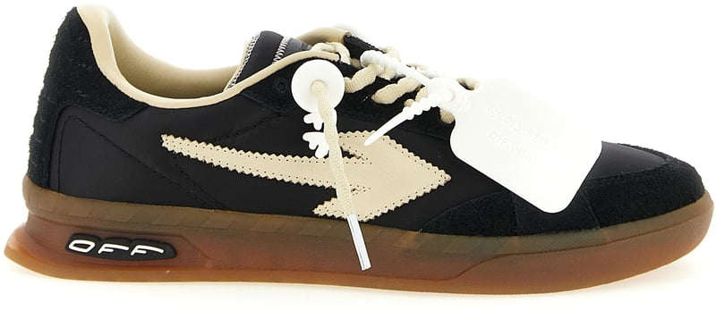 Off-White Black Nylon Athletic Sneakers