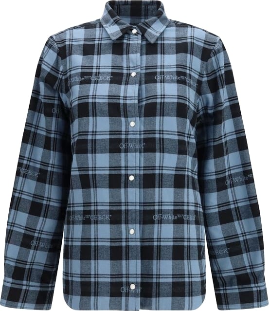 Off-White Blue Cotton Shirt