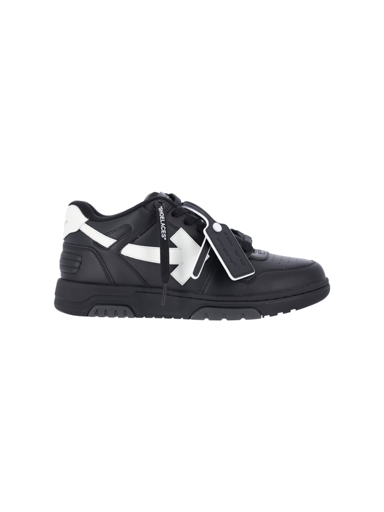 Black Calf Leather Out Of Office Sneakers
