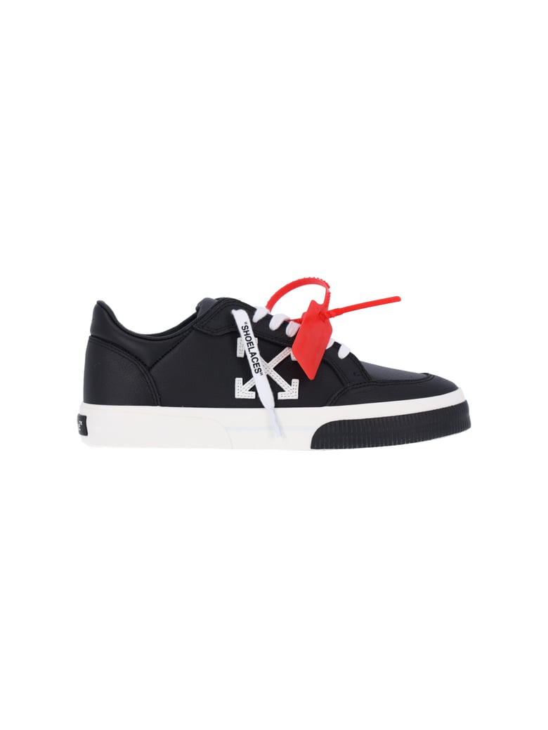 Vulcanized Low Sneakers with Rounded Toe