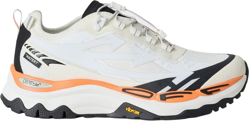 Dames Lage trail sneaker in grijs en wit