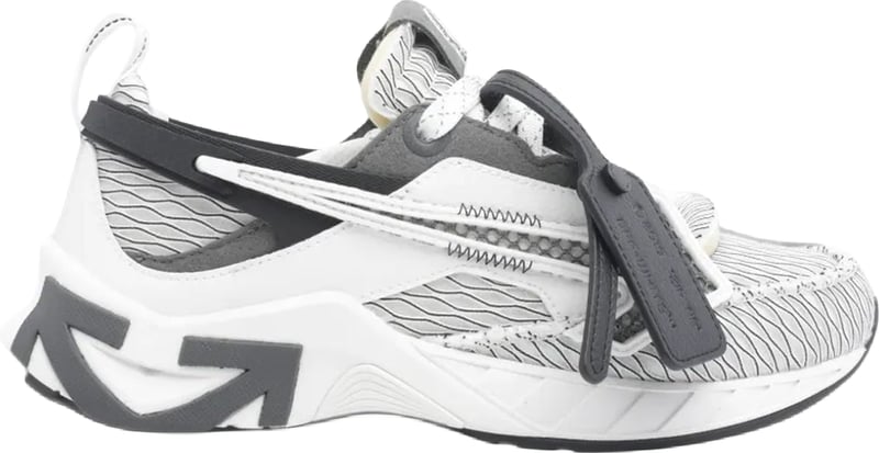 Dames Space Memo sneaker wit met zwart