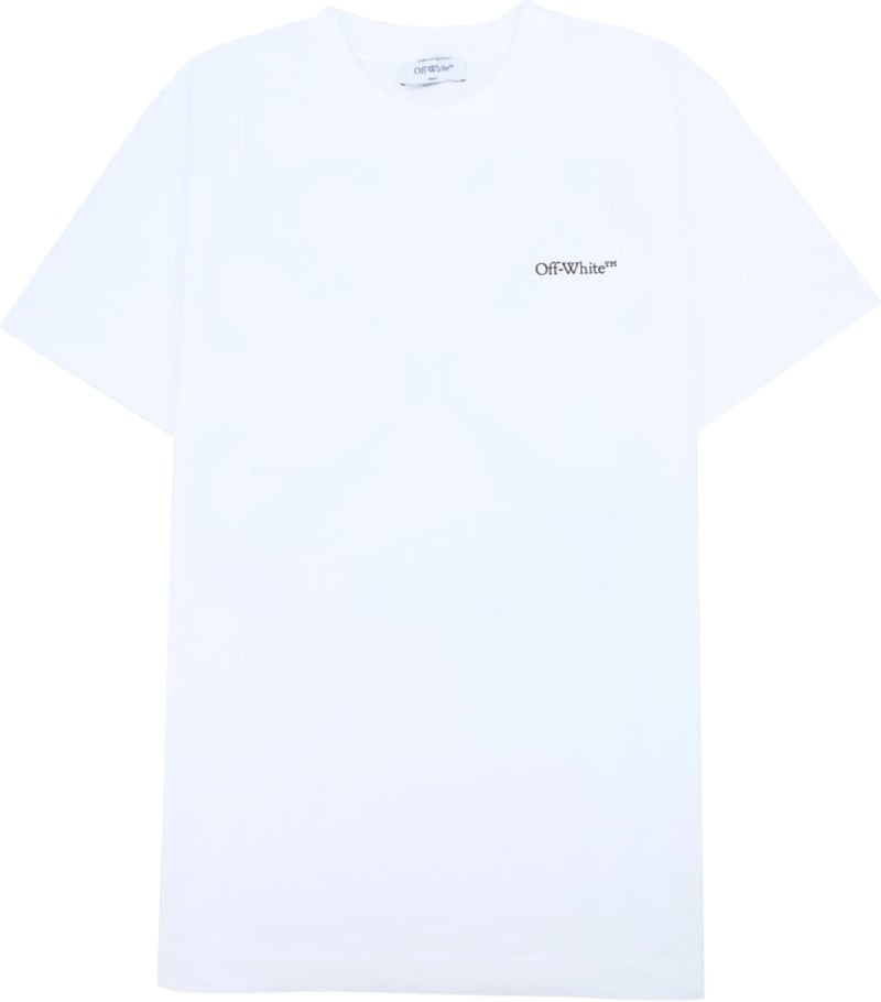 Off-White Scratch Arrow Slim Men's T-Shirt White Black
