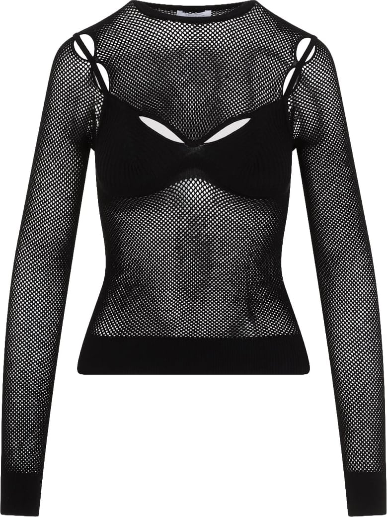 Off White Net Arrow Bralette Top