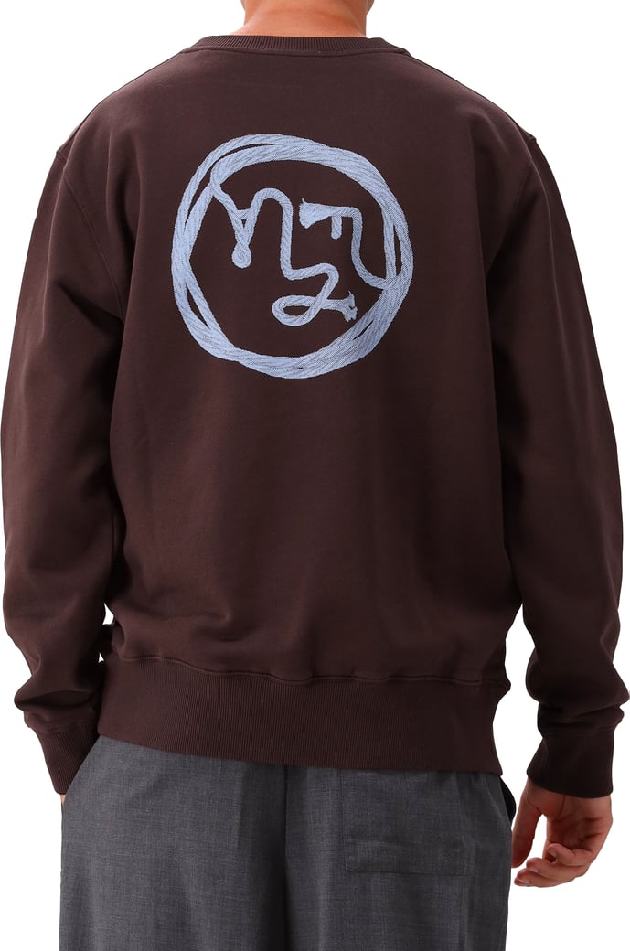 Olaf Sweater Bruin Lasso Face Crewneck