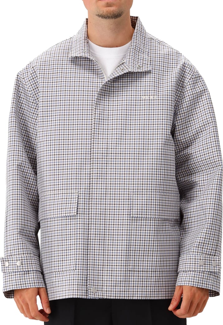 Olaf Oversized Utility Jacket Dusty Blue