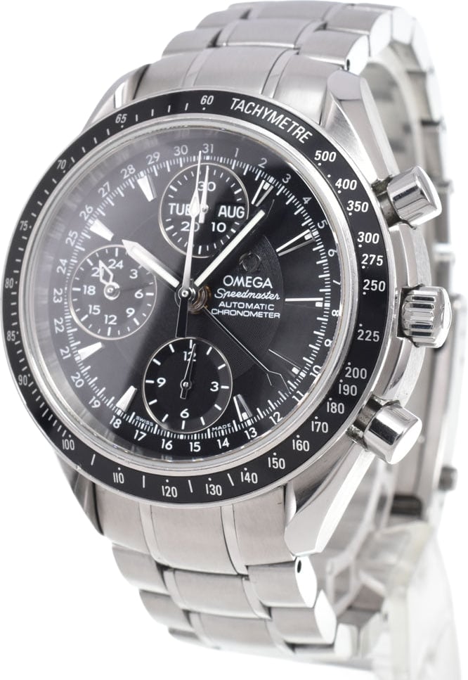 Omega Speedmaster Triple Calendar Chronograph Automatic Stainless Steel 39