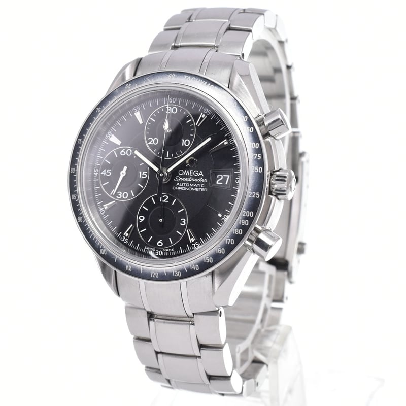 Omega Speedmaster Date Chronograph Automatic Stainless Steel 40