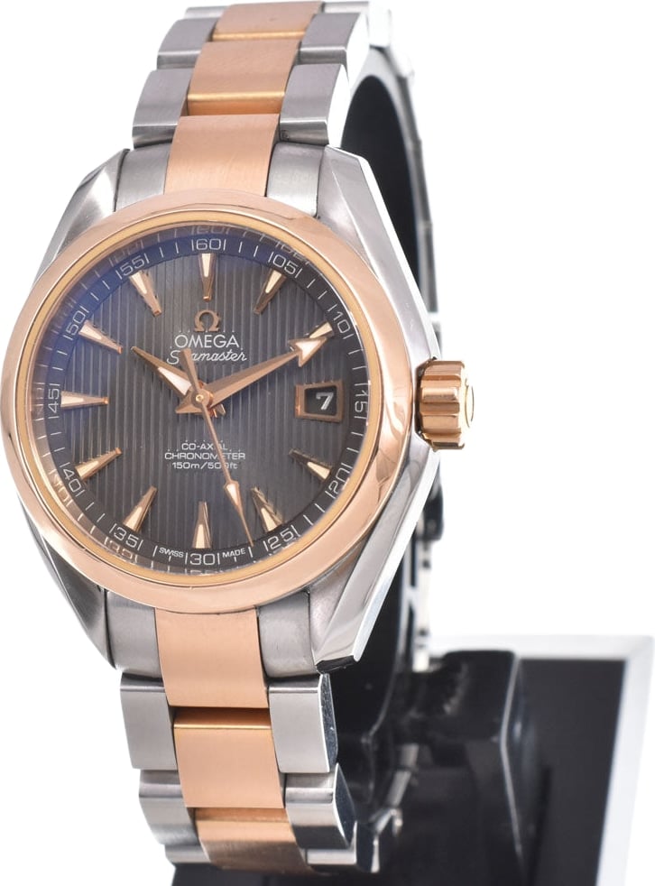 Omega Seamaster Aqua Terra 150M Co-Axial Chronometer Automatic Stainless Steel and Rose Gold 34