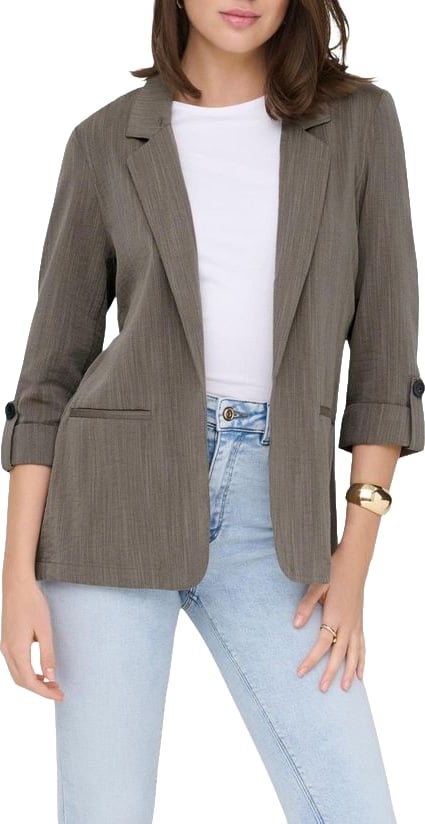 Only Beige Viscose Blazer