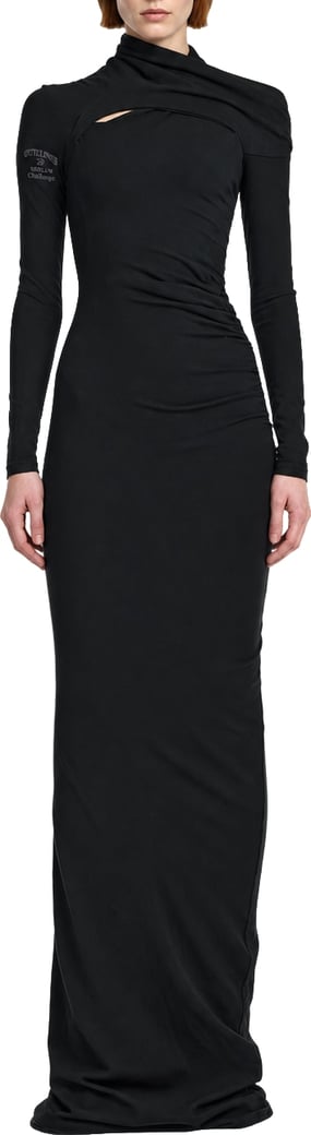 Lounge gown washed black