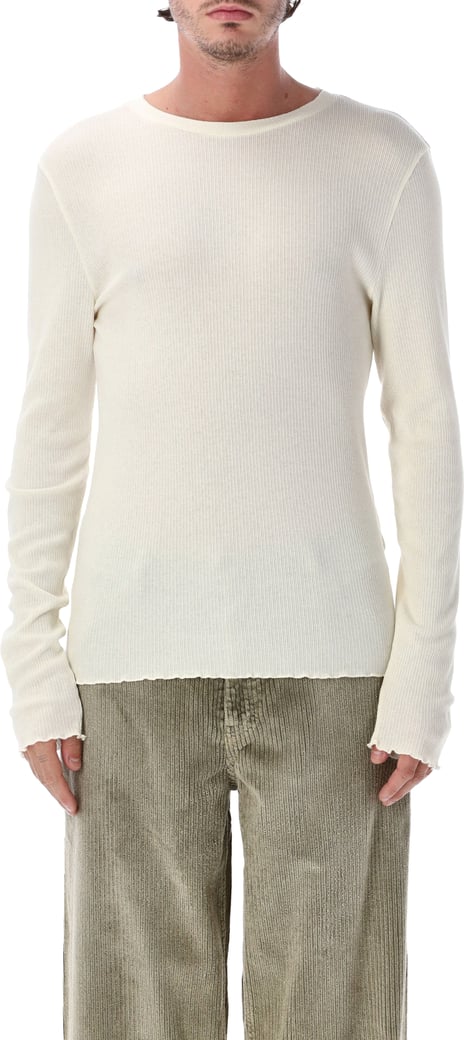 Elongated Longsleeve Cloud Bone Ripple