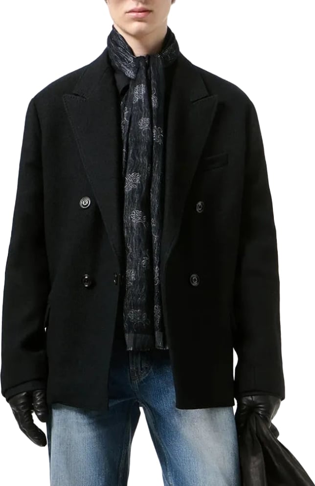 Our Legacy Halt Blazer Miner Black Feral Wool