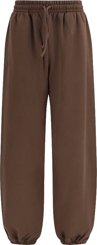 Palm Angels Brown Cotton Joggers (Workout Pants)