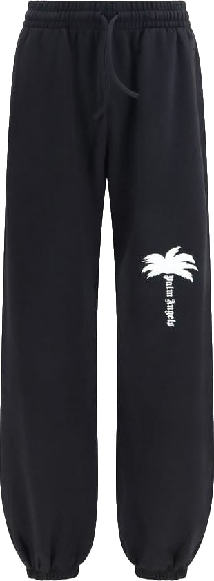 Palm Angels Black Cotton Joggers (Workout Pants)