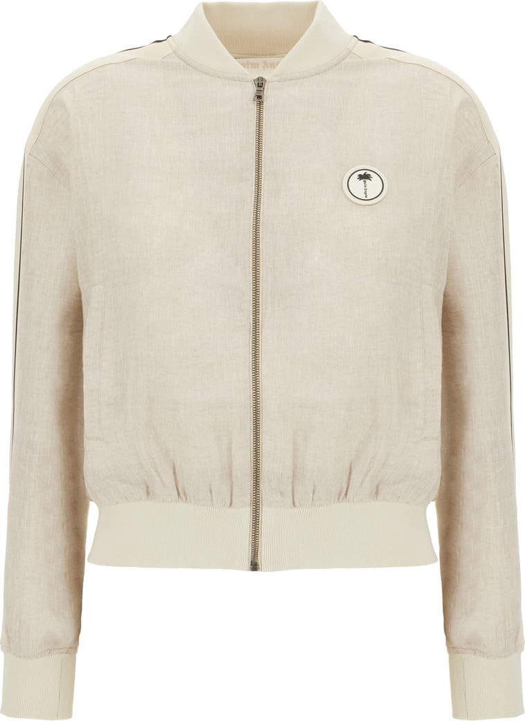 Palm Angels Cappuccino linen sweatshirt
