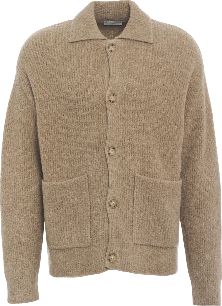 Wool blend cardigan