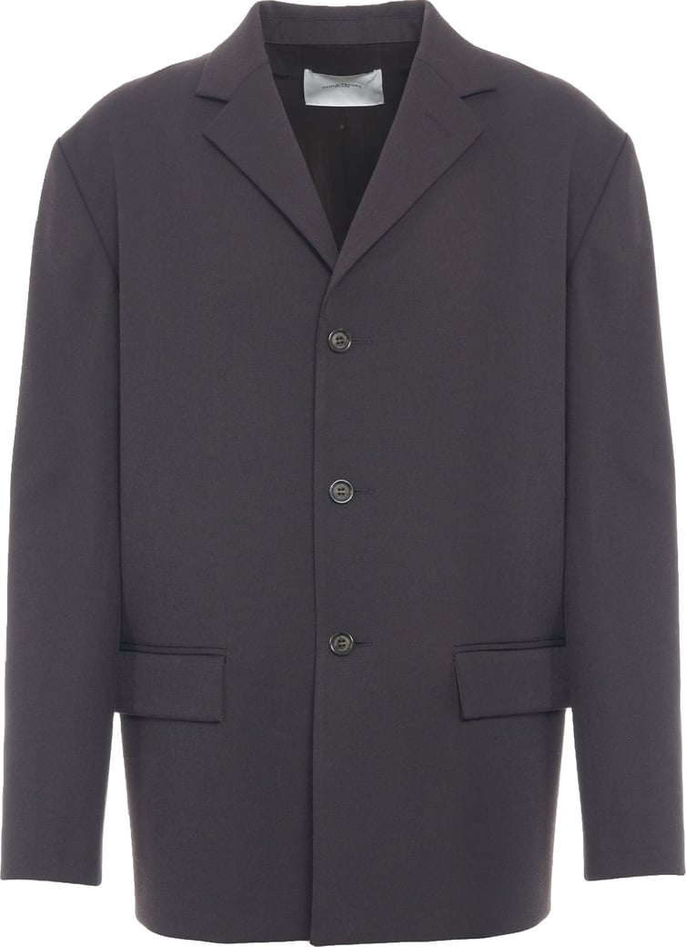 Blazer with flap pockets